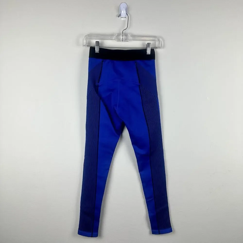 FABLETICS Rhythm Ultra High Waisted Seamless Sprint Leggings Cobalt Blue Small - Picture 4 of 6
